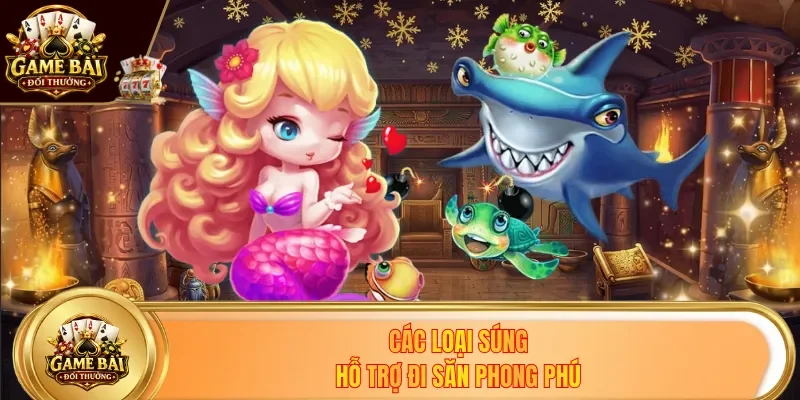Các loại súng hỗ trợ đi săn phong phú