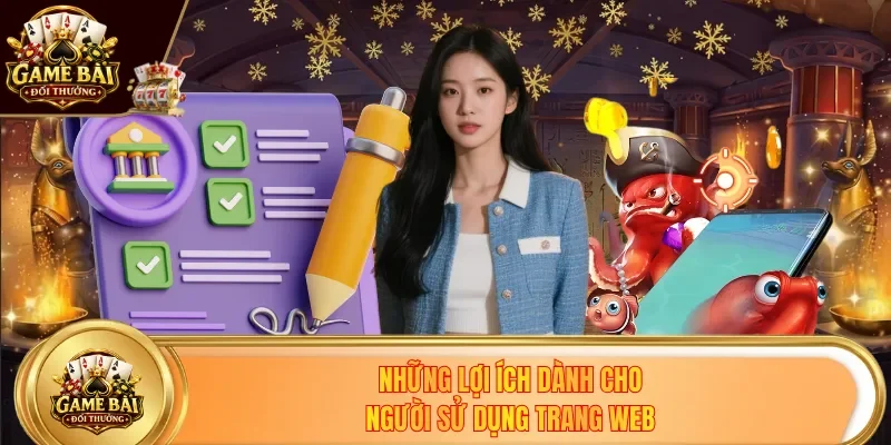 Những lợi ích dành cho người sử dụng trang web