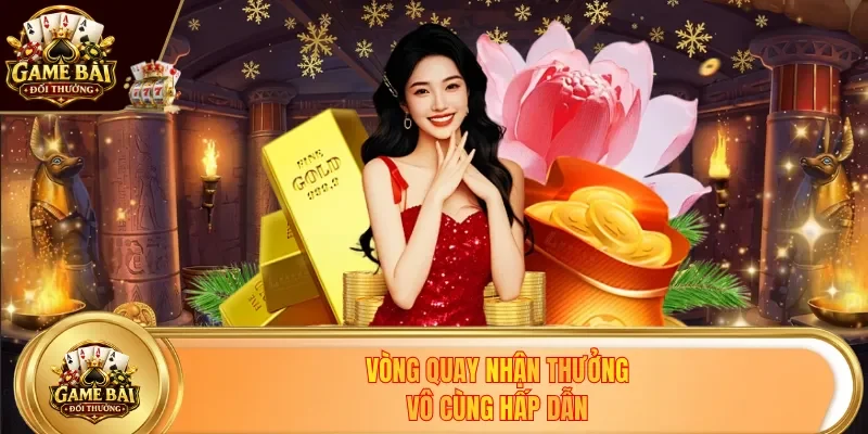 Vòng quay nhận thưởng vô cùng hấp dẫn